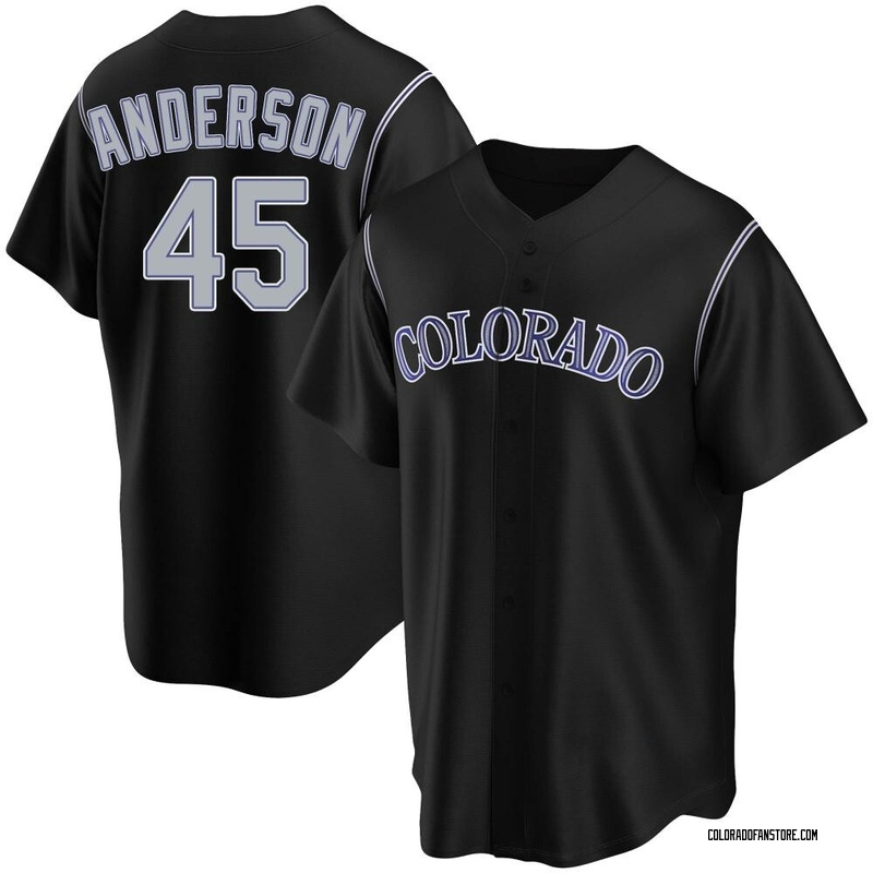 Men's Chase Anderson Colorado Rockies Authentic White Home Jersey