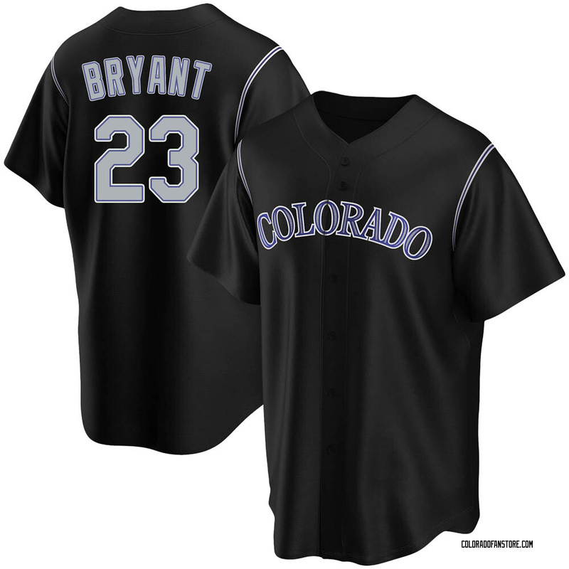 Youth Nike Black Colorado Rockies Alternate Replica Team Jersey Size: Large