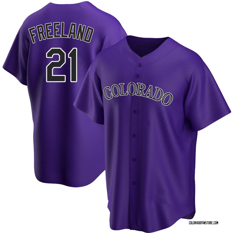 Men's Colorado Rockies 21 Kyle Freeland 2022-23 City Connect Green Jersey -  Bluefink