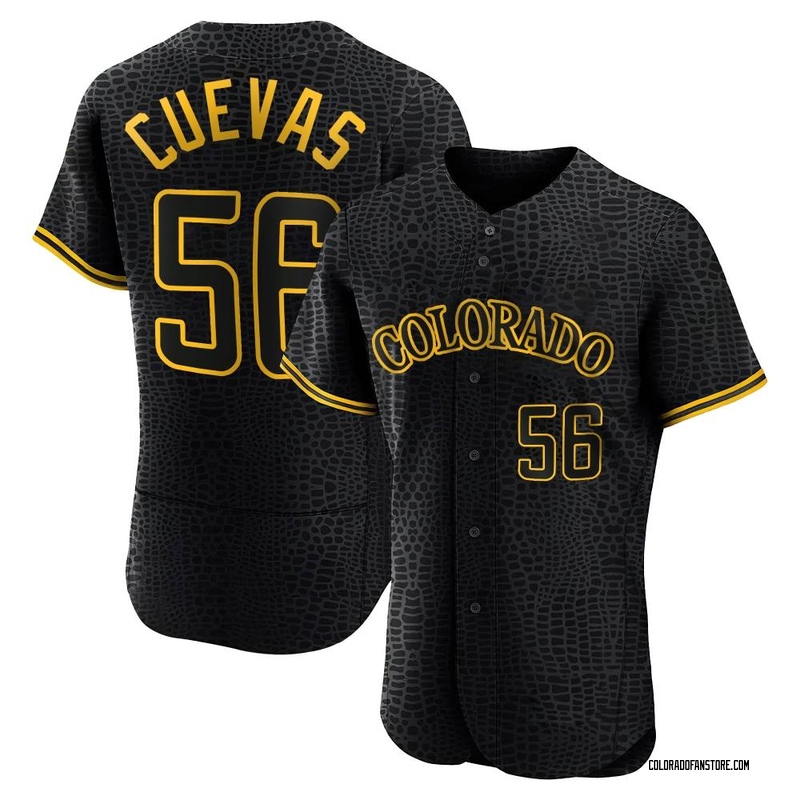 Youth Noel Cuevas Colorado Rockies Replica Black Golden