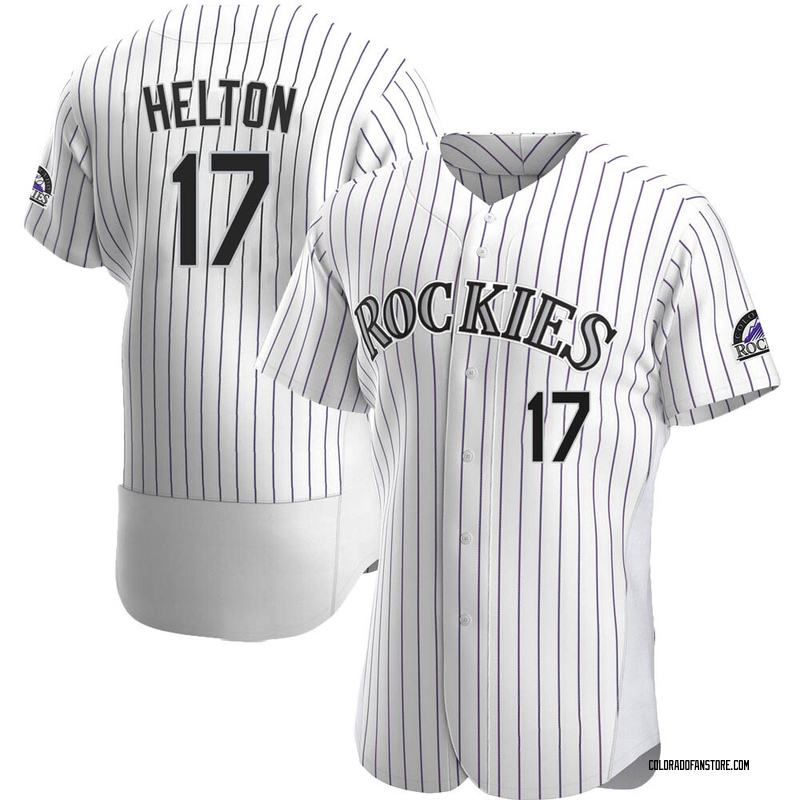 Big & Tall Men's Todd Helton Colorado Rockies Replica Purple